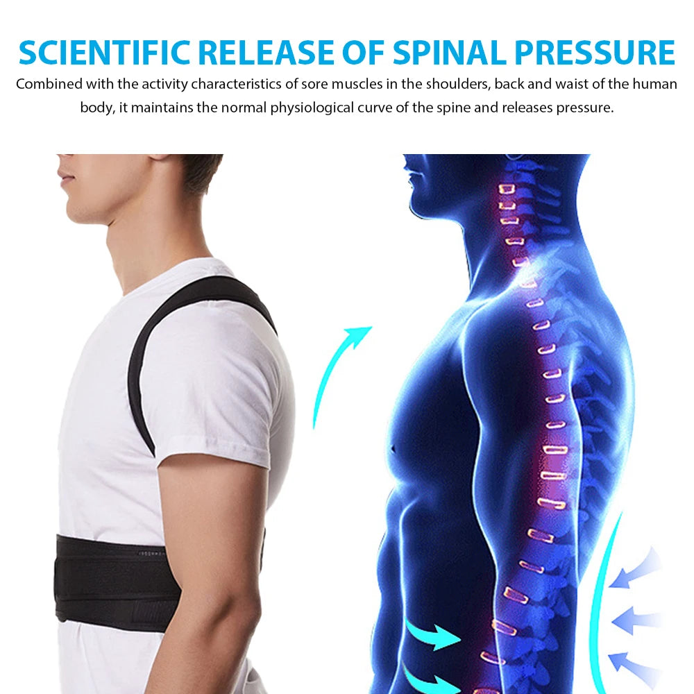Correcteur de posture dorsal mixte.