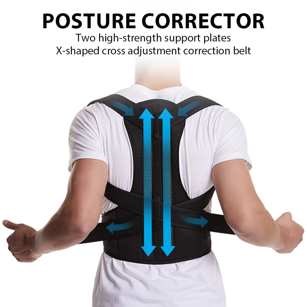 Correcteur de posture dorsal mixte.